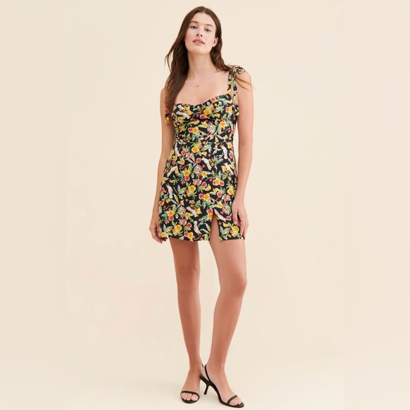 WAYF Floral Mini Dress - Picture 2 of 4